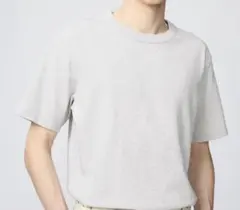 UNIQLO U クルーネックT 半袖 グレー S