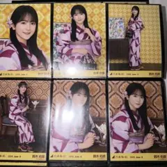 乃木坂46 鈴木佑捺 生写真 浴衣 2026 座りヨリ レアポ コンプ - メルカリ