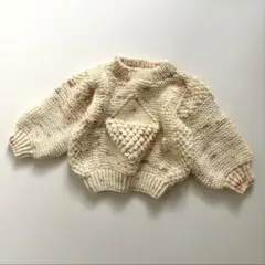 【新品】fluffwear diamond ar an sweater 4y