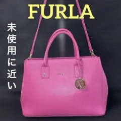 ⭐️新品未使用⭐️FURLA トートバッグ サーモンピンク 正規品 A4 