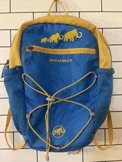 マムート　 リュック 青/黄　16　登山　キッズ　可愛い　保育園　ぞう