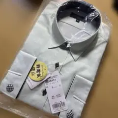 BRICK HOUSE 長袖ドレスシャツ ビジネス 通勤 グリーン ストライプLのサムネイル