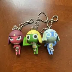 ケロロ軍曹　キーホルダー　つまんでつなげてマスコット　ガチャ