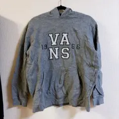 VANS 【L】グレー フード付きパーカー レディース メンズ トップス 長袖のサムネイル