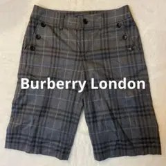 【美品】バーバリーロンドン　パンツセットアップ　濃紺　ノバチェック　38 BURBERRY - 美品 バーバリー ロンドン BURBERRY LONDON セットアップ