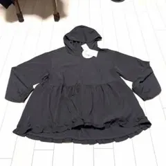 ギリギリ価格。新品。NOWNOWチャコールグレー撥水性速乾性多機能フードパーカー