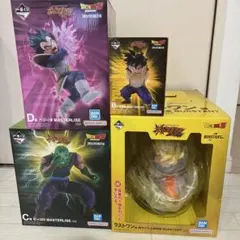 ドラゴンボール一番くじ スペクタクルバトル B C D ラストワン賞 4点セットのサムネイル