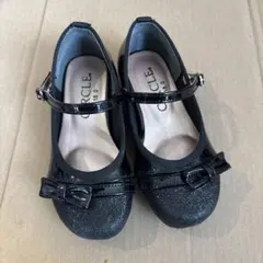 な*お様 CIRCLE ブラック フォーマルシューズ 16.0 ※中古美品