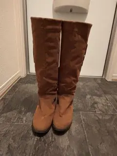 ブラウン ロングブーツ Lサイズ