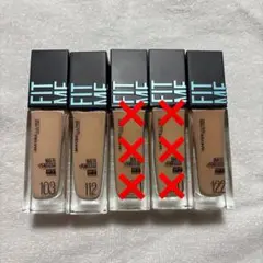 Maybelline Fit Me リキッドファンデーション 各種