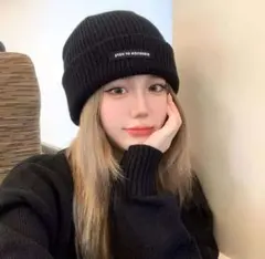 新品 ニット帽 ロゴ