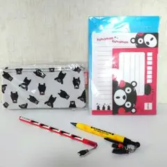 くまモン レターセット シャープペンシル ＆ ペンケース