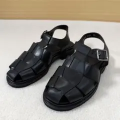 Paraboot パラブーツ グルカサンダル レザー 黒 3.5のサムネイル