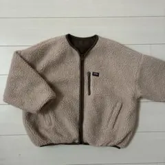 java リバーシブルジャケット ベージュ/オリーブ