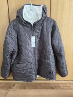 RUSTY KH4 フード付きグレーキルティングジャケット