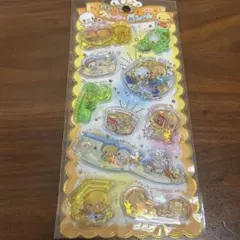 国内正規品　なっとうちゃん　キラキラウォーターinシール 平成レトロ