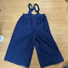 studio CLIP ダークブルー サロペット