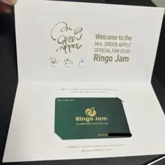 Mrs. GREEN APPLE Ringo Jam 会員証