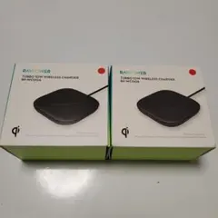 ワイヤレス充電器　RAVPOWER RP-WC006 2個セット