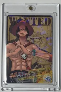 ワンピース　エース　ワンピーベリーマッチダブル　02-24　UC　WANTED ワンピースエース ワンピーベリーマッチダブル 02-24 UC WANTED - メルカリ