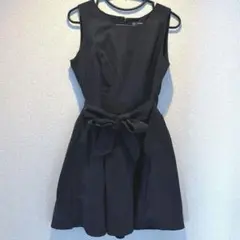 as know as フレアワンピース ネイビー