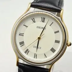SEIKO ドルチェ 8J41-0AC0 メンズ腕時計 高精度クォーツ ローマン