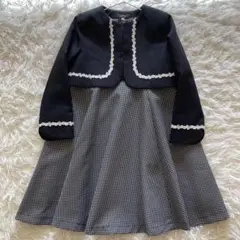 ハッシュアッシュ　130cm　フォーマルワンピース　女の子　卒園式　入学式