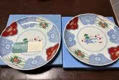 清秀　有田焼　大皿　箱付き　2枚のサムネイル