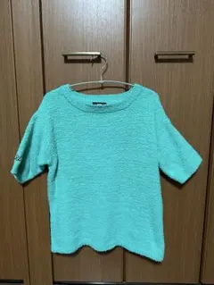 ロデオクラウンズ グリーン ふわふわ トップス