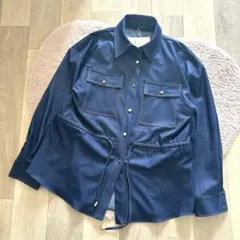 ♡ZARA♡デニム風シャツ♡ライトアウターにも♡大人カジュアル♡ゆったり♡春服