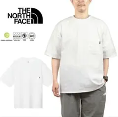 タグ付新品 ノースフェイス エアリーポケットティー NT12447 L白