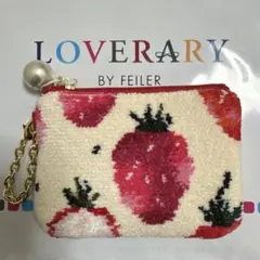 ラブラリーバイフェイラー　ストロベリードット　キー&カードポーチ FEILER - ラブラリーバイフェイラー ストロベリードット キー