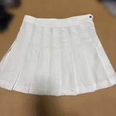 美品 H＆M ホワイトプリーツスカート M~L