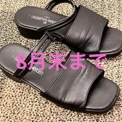オフィスサンダル　中古品　黒　サイズLのサムネイル