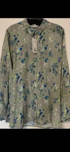 花柄シャツブラウス　スーパーハッカ