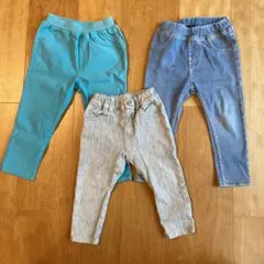 3点まとめ売り　90㎝　長ズボン　RADCHAP 無印良品　西松屋