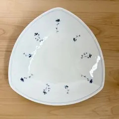 NIKKO Sui 青い花模様 大皿　三角皿のサムネイル