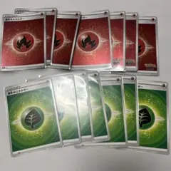 ポケモンカード 基本炎エネルギー　ミラー仕様 全14枚セット　まとめ売り