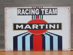 MARTINI RACING TEAM レトロ風 ブリキ看板 OK2560