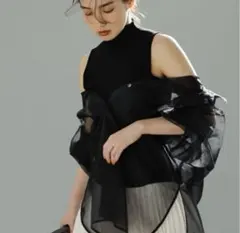 FRAY I.D フレイアイディー シャツレイヤードニット