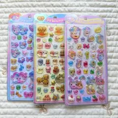 【新品正規品】定価1485円　平成メモリー　うるちゅるポップシール 3枚セット