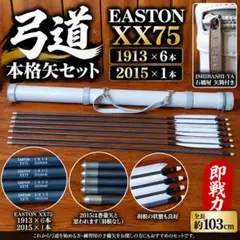 新品】弓道 矢6本＋巻藁矢セット EASTON XX75 2015 矢筒付き - メルカリ