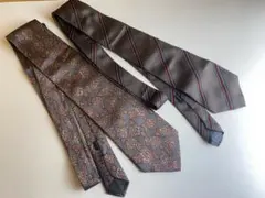 正規品　クリスチャンディオール　ムッシュ　ネクタイ　2本セット　カネボウ製
