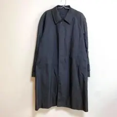 【ダックス】ステンカラーコート スプリングコート 比翼ボタン 綿混 M