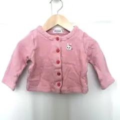 カーディガン 80 ミキハウス 赤ちゃん ピンク