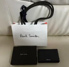 ★新品Paul Smithポールスミス/名刺入れ/カードケース/ネイビー/紙袋のサムネイル