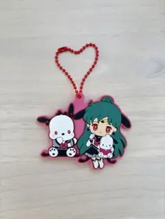 セーラームーン　サンリオ　コラボ　キーホルダー　セーラープルート×ポチャッコ