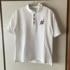 Crazy Shirts HAWAII 半袖ポロシャツ 刺繍ロゴ ホワイト Sのサムネイル