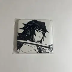 鬼滅の刃 ダイニング お楽しみくじ 台本表紙イラストスクエア缶バッチ 冨岡義勇 鬼滅の刃 ダイニング お楽しみくじ 台本表紙イラストスクエア缶バッジ