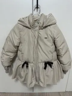 Petit main リボンつきダウン　120センチ